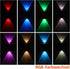10 Dimming, 3 Closet, DAMI RGB Motion Sensor Night Light, Magnetic Rechargeable Wall Light with Colors, Up Down Ambient