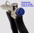 YOTOO 2-Way Air Blow Gun Kit with Adjustable Air Flow, Extended Nozzle, High Flow Nozzle, 1/4" NPT Plug