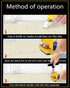 Glass Tile Cutter, 2 in 1 New Design Cutting Tool with Extra 6 Blades for Glass, Mirror, Ceramic Tile, Glazed Tiles