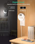 15.5W) Alitayee LED Night Light, Night Lights Plug Into Wall, Smart Light Sensor Nightlight with USB C Charger(MAX