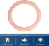 uxcell 20 Pcs M18 x 24mm x 1.5mm Copper Flat Washer Sealing Ring for Nut, Screw Bolt