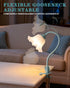 3 WERFOP Flower Lamp Clip on Light, Color Modes Eye-Caring Desk Lamp with Clamp, Dorm Room Essentials, Flexible Neck