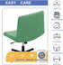 Ouxeer Armless Criss Cross Office Desk Chair Cover, Elastic Criss Cross Office Desk Slipcovers, Accent Mid Back Wide