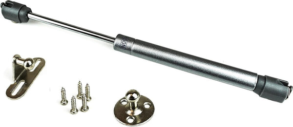 Berta 10 inch 100N/22LB Hydraulic Soft Open Gas Springs, Cabinet Lift Support with Brackets