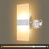 LIGHTESS Modern Wall Sconces Dimmable Switch 12W LED Wall Lights Up Down