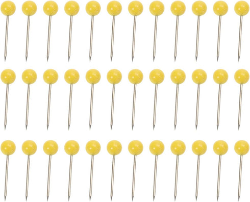 Tupalizy 1/8 Inch Small Round Ball Head Decorative Push Pins, 500PCS Map Thumb Tacks for Travel Map Art, DIY Craft,