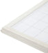 U Brands Rustic Dry Erase Calendar with White Wooden Frame, 14” x 14”