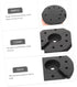 Metal Lamp Base Weight for Desk and Floor Lamps Round Heavy Loader for Stable Table Floor Light Stand Rust Resistant