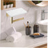 Wall-Mounted Toilet Paper Holder - Sturdy Stainless Steel Rack
