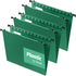 Plastic Hanging File Folders, 12 Pack, Letter Size, Reinforced Hang Folders, Designed for Home and Office, Green