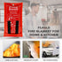 FLASLD Fire Blanket for Home and Kitchen, Emergency Fiberglass Fire Blankets, Flame Retardant Protection (3 ft x 3 ft)