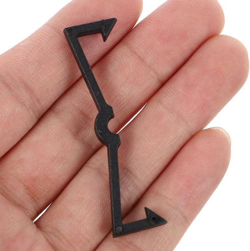100pcs BESTOYARD Pegboard Hook Clips Pegboard Clip Locks Peg Hook Stoppers for Tool Organization and Workbench
