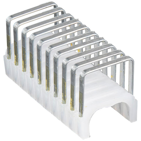 Klein Tools 450-003 Heavy Duty Insulated Staples, 19/32 x 11/32-Inch, for Romex and Other Cables, Made in USA