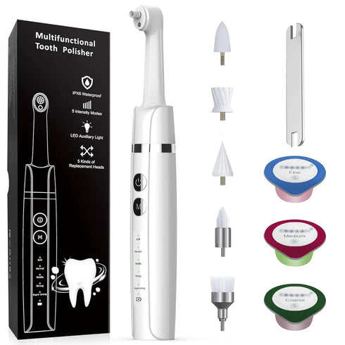 Tooth Polisher,Teeth Polishing Kit for Daily Cleaning,Polishing Then Whitening of Tooth (Professional