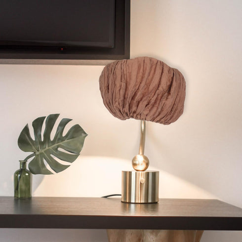10.24X10.24 Inch Cabilock Removable Washable Burlap Lampshade Cover Cloth Lamp Shade Cover Topper Soft Light Diffuser