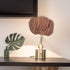 10.24X10.24 Inch Cabilock Removable Washable Burlap Lampshade Cover Cloth Lamp Shade Cover Topper Soft Light Diffuser