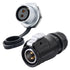 CNLINKO LP20 2 Pin Waterproof Connectors, IP68 Circular Fast Locking Plug, 2-12 Pin Power Connector