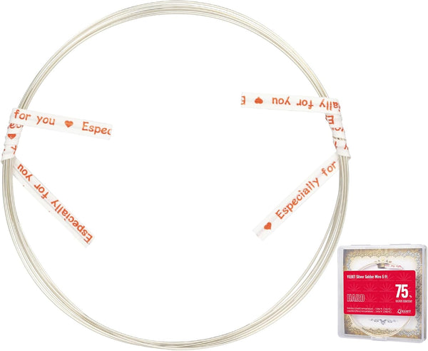 Silver Solder Wire, Hard Silver Solder 22 Gauge for Jewelry Repair, 5 FT