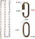 6/10/15 10FT) Chandelier Chain Feet SANGLE SOPFFY Light Fixture Chain for Chandelier or Swag Light Fixtures (Bronze