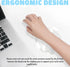 Elbow Gel Wrist Rest for Keyboard and Mouse Transparent White Jellyfish Pad Cushion Ergonomic Cute Clear Cool Mouse