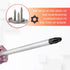 T20 Torx Security Screwdriver with Magnetic Tip, Plastic Grip for Computer Repairing, Home Appliances (Red, 178mm/7")