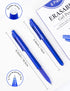 Erasable Gel Pens 0.7mm, KERIFI Blue Heat Erasable Fine Point Ballpoint Pens, Gel Ink Pens with Eraser