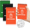 Waterproof Notebook, 3" x 5" All Weather Pocket Notepad, 80 Waterproof Lined Pages for Outdoor Activities