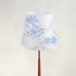 Vintage-Style Small Pleated Blue Fabric Lamp Shade for Table & Floor Lamps