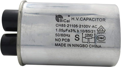 Meter Star CQC&VDE Universal Household Microwave High Voltage Capacitor | 1.05uf ch85 2100V AC H.V. Capacitor