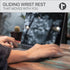 Glider v2 Ergonomic Gliding Palm Rest, Soft Cooling Material Wrist Pad for Carpal Tunnel Syndrome (Black)