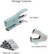 Small Hand-held Stapler Set, 15 Sheet Capacity, includes 750Pcs Staples and A Staple Remover, Mini Desktop Stapler for Office, School, Home or Travel Use. (Mint Green) by Aacehlh