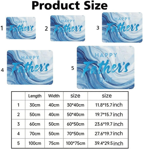 Generic 27.6"x19.7" Gifts for Dad from Daughter Desk Mat Multifunctional Table Pad Protector, Waterproof Vanity