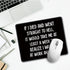 I Wasn't at Work Anymore Rectangular Mouse Pad, Funny Sarcastic Gift for Colleague, Office Humour Farewell Thank You
