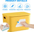 MaxGear 4x6 inch Removable Labels 100 Pcs, Water/Oil/Tear Resistants No Residue for Home Packing Box and Storage Bins, Matte White Paper Sheets, Permanent Strong Adhesive, Dries Quickly by MaxGear