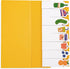 ban.do Food Theme Sticky Tab Notes, Novelty Page Flags for Annotating, Picnic Set