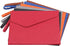 Enyuwlcm PU A4 Leather File Folder - Document Holder Stylish Portfolio Envelope Case with Strap, Red