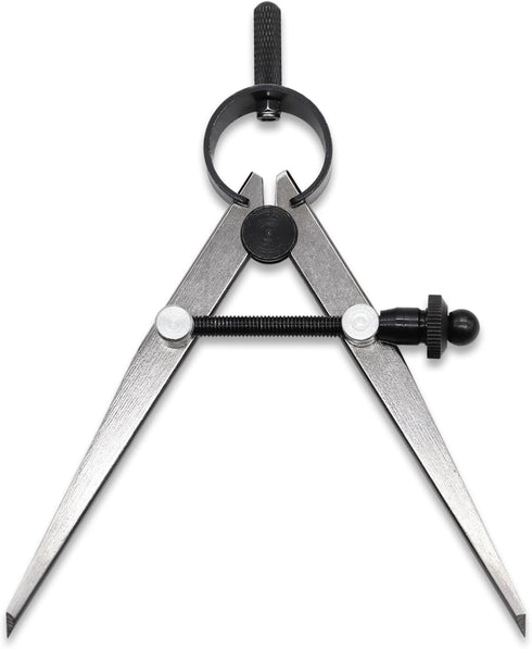 Aienxn Adjustable Edge Creaser Wing Divider, DIY Leather Divider, 4inch Compass Drawing Tool for Woodworking