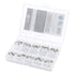 Kuject 300PCS White Waterproof Self Solder Heat Shrink Butt Connector Solder Sleeve Electrical Butt Splice for