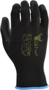 12 Pairs Men Work Gloves, Lightweight Grip Gloves Available in 4 Sizes, Polyurethane Rubber Coated Touchscreen Tactical