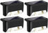 Solar Lights for Outside, 4 Pack Waterproof Solar Deck Lights for Fence, Patio, Garden, Pathway Lighting