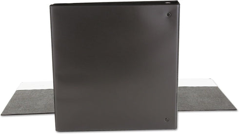 Universal 20971 Economy Round Ring View Binder, 1-1/2-Inch Capacity, Black