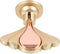 CHILDWEET Modern Metal Cabinet Door Pulls and Drawer Handles, Single-Hole Furniture Hardware