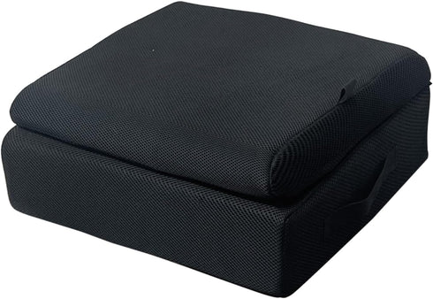 Tailbone Thick Booster Car Seat with Back, Seat Cushion for Pain Relief, Portable Breathable Mesh Fabric, for Office