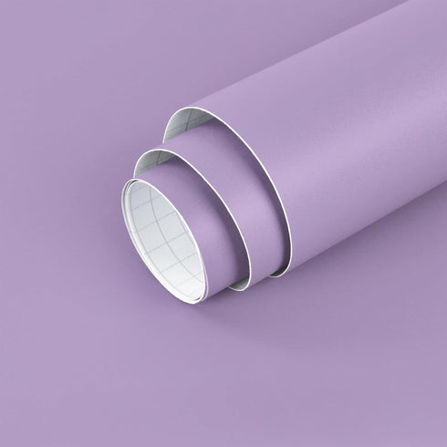 Light Purple Peel and Stick Wallpaper, 17.7 x118 Contact Paper for Cabinets and Countertops, Waterproof Removable