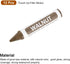 12 uxcell Furniture Repair Wood Markers, Pcs Walnut Touch Up Filler Sticks, Wood Wax Pen Crayons for Scratches, Wood