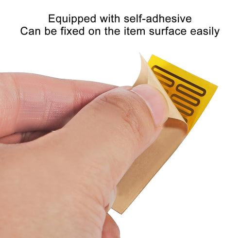 15pcs 25mmx50mm Film Heater Plate Adhesive Pad, 12V 7W Polyimide Heating Elements
