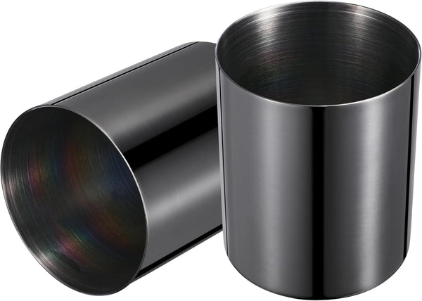 Black Pen Holder for Desk, 304 Stainless Steel Pen Organizer, Pencil Cup, Desktop Stationery Organizer