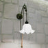 7.67X7.67X4.40 Inch VILLCASE Floral Lamp Shade Translucent Plastic Light Diffuser for Ceiling Fan Wall Sconce Floor