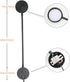 Onerbuy 5W Youngine Plug Wired Flexible Gooseneck Wall Sconce Reading Lamp Art Works Show Accent Light Wall Mount Spot