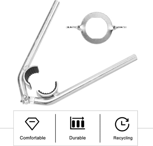 Operitacx 2pcs Wrench Sink Wrench, Knurling Tool for Faucet Maintenance, Multi-Function Joint Pliers for Home Use